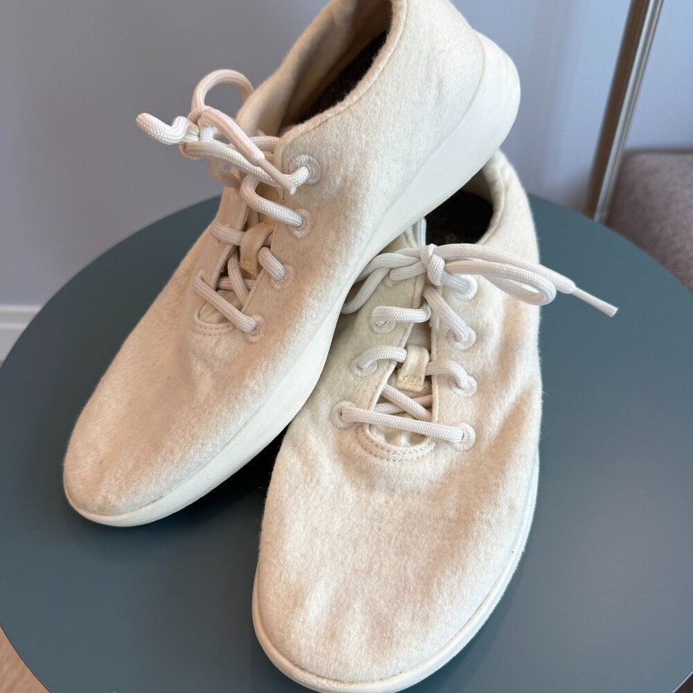 Allbirds Women's Wool Runners, Natural White, Size US 11